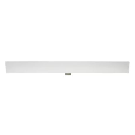 Baltas keraminis praustuvas SAT Infinitio 121,4x46,9 cm su persipylimo anga