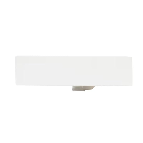 Baltas keraminis dvigubas praustuvas SAT Infinitio 120,4x46,5 cm, stačiakampės formos