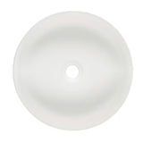 Matinės baltos spalvos plonasienis keraminis pastatomas ant stalviršio praustuvas SAT Infinitio 39x39 cm