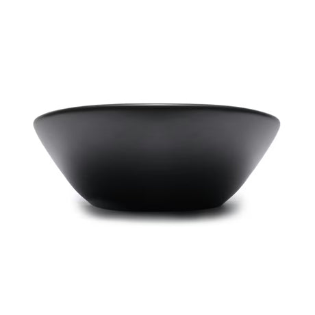 Matinės juodos spalvos keraminis pastatomas ant stalviršio praustuvas SAT Infinitio be perpylimo 61,5x36 cm