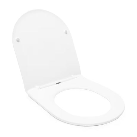 Balta KLOZETO dangtis SAT Infinitio su softclose funkcija ir EasyLock pro lengvam nuėmimui
