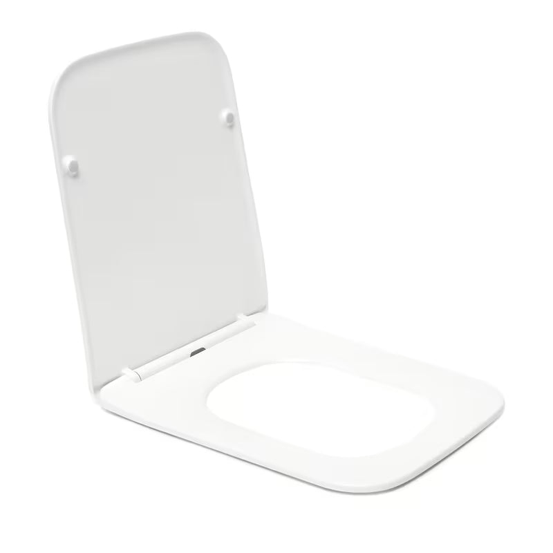 Baltas KLOZETO dangtis SAT Infinitio stačiakampio dizaino su softclose ir EasyLock