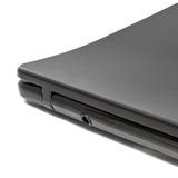 Juodos matinės spalvos KLOZETO dangtis SAT Infinitio su softclose ir EasyLock, užapvalinto dizaino.