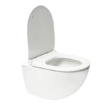 Pakabinami WC komplektas SAT Infinitio su bakeliu Geberit Duofix ir nuleidimo mygtuku Delta