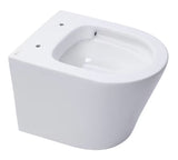 Pakabinami WC komplektas SAT Infinitio su potinkiniu moduliu, juodu matiniu mygtuku ir sėdyne softclose