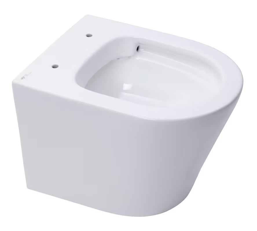 Pakabinami WC komplektas SAT Infinitio su potinkiniu moduliu, juodu matiniu mygtuku ir sėdyne softclose