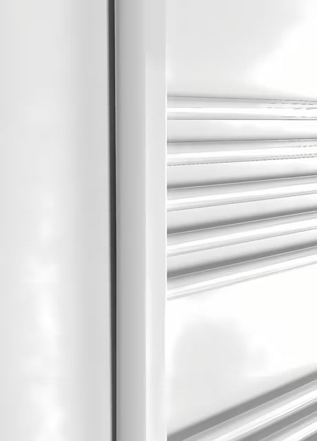 Baltas kombinuotas rankšluosčių džiovintuvas SAT KD 180x60 cm, su šoniniu prijungimu prie centrų atstumas.