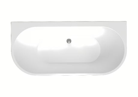 Laisvai pastatomas akrilinė vonia SAT Mood 170x80 cm, tinkama pro kairinei ir dešininei versijai.