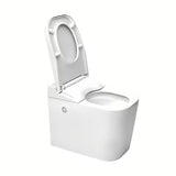 Pastatomas WC SAT optimflush baltos spalvos su integruotu bakeliu ir akumuliacinio nuleidimo technologija