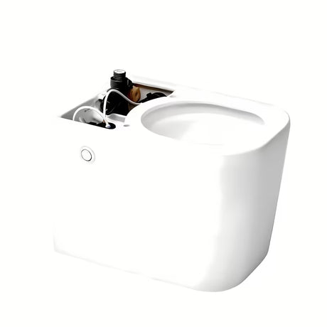 Pastatomas WC SAT optimflush baltos spalvos su integruotu bakeliu ir akumuliacinio nuleidimo technologija
