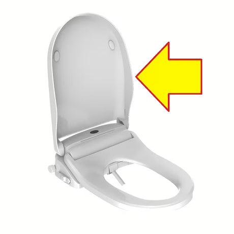 Baltas atsarginis dangtis pro bidė dangtis SAT, skirtas modeliui SATB094.