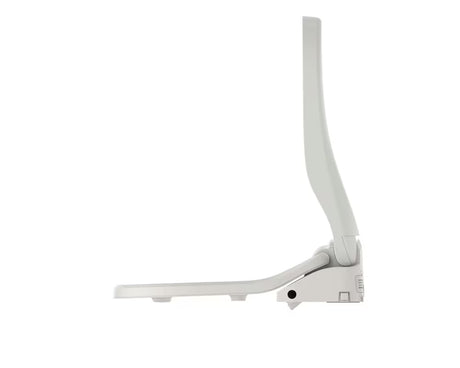 Baltas bidė dangtis SAT su nuotoliniu valdymu, šildymu ir šilto oro džiovinimo funkcija.