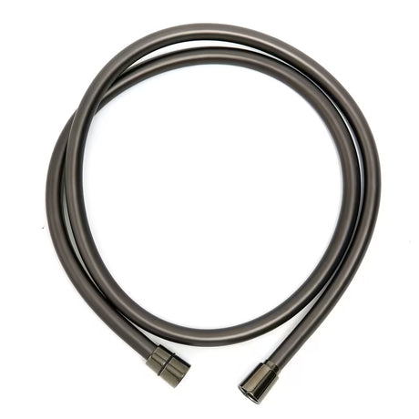 Dušo žarna SAT Dark matinės apdailos PVD Gun Metal, 150 cm ilgio.