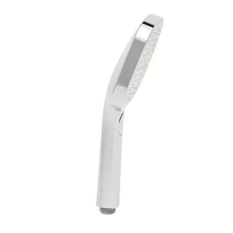 Rankinis dušo galvutė SAT baltos ir chromo spalvos, 12 cm skersmens, su „EasyClick“ mygtuku ir 3 srovėmis.