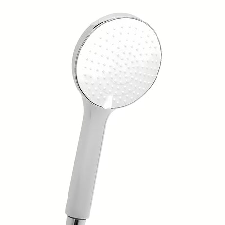 Chromuotas rankinio dušo komplektas SAT su 3 funkcijų rankiniu dušeliu, stacionariu laikikliu ir dušo žarna