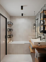 Skalbinių krepšys  SAT, natural spalvos, ratano imitacijos, su išimamu tekstiliniu maišu.