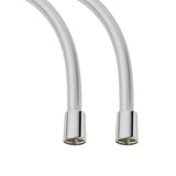Sidabrinė dušo žarna SAT Super flex 150 cm su anti twist sistema.