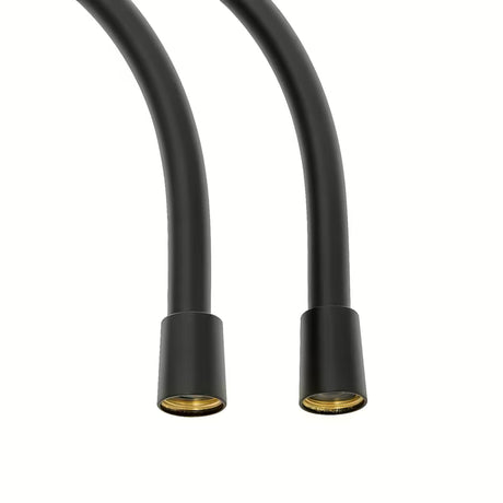 Dušo žarna SAT 150 cm matinės juodos spalvos su anti twist sistema