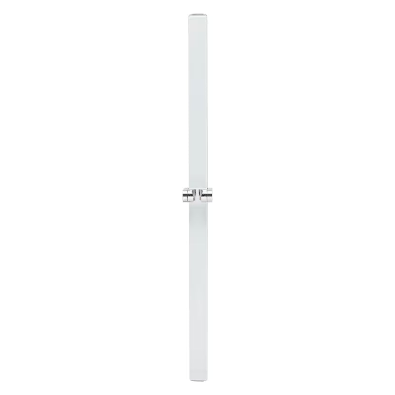 Dušo stovas SAT 80 cm, baltos/chromo spalvos, su slankiojančiu ir pakreipiamu laikikliu dušai