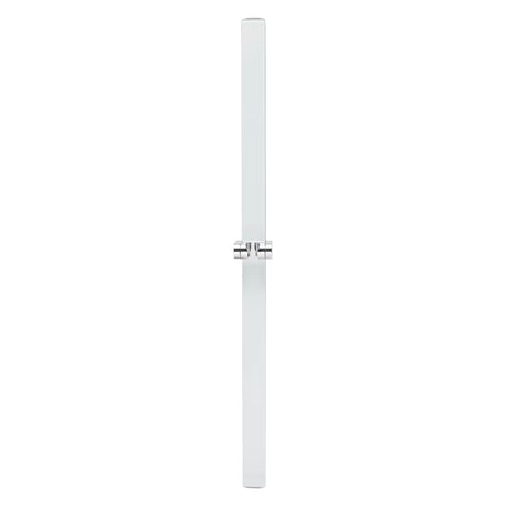 Dušo stovas SAT 80 cm, baltos/chromo spalvos, su slankiojančiu ir pakreipiamu laikikliu dušai
