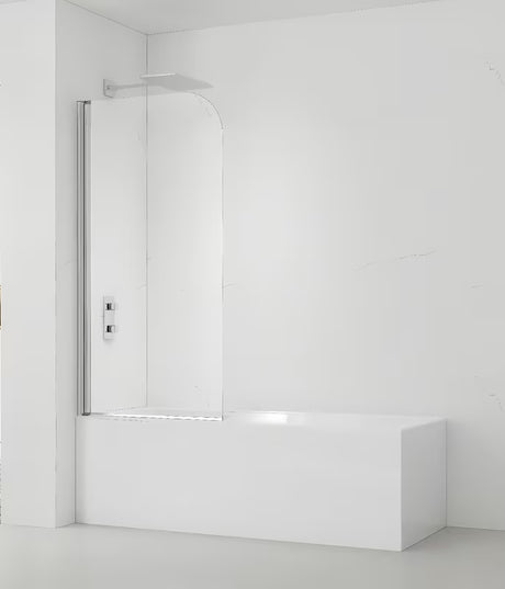 Vonios sienelė SAT Chrome 150x70 cm su varstoma sienele ir chromo profiliu
