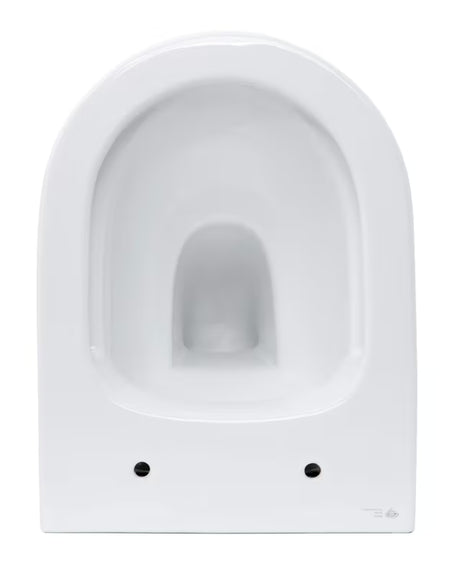 Pakabinami WC komplektas SAT Infinitio su potinkiniu bakeliu, nuleidimo mygtuku ir sėdyne su softclose