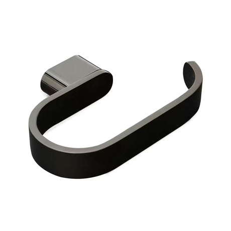 Sieninis tualetinio popieriaus laikiklis SAT Simply R PVD gun metal spalvos, elegantiško dizaino.