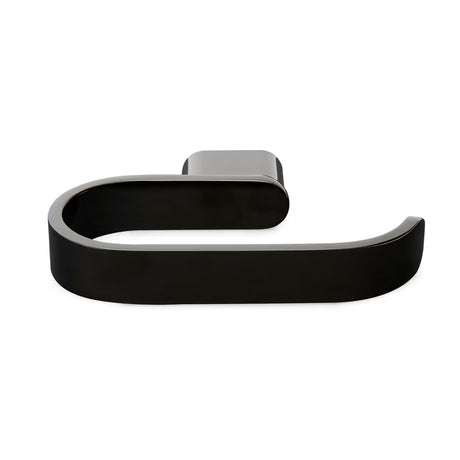 Sieninis tualetinio popieriaus laikiklis SAT Simply R PVD gun metal spalvos, elegantiško dizaino.