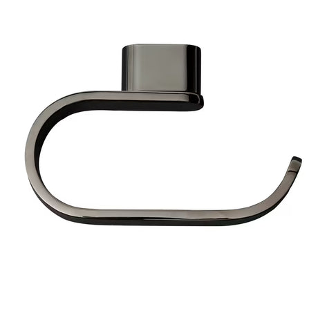 Sieninis tualetinio popieriaus laikiklis SAT Simply R PVD gun metal spalvos, elegantiško dizaino.
