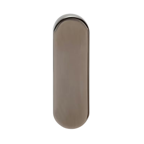 Sieninis kabliukas SAT Simply R PVD, spalva gun metal, elegantiško apvalių formų dizaino