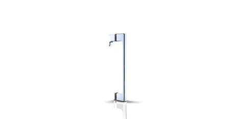 Chromuotas nerūdijančio plieno rankena SAT Tex pro dušo kabinos, varžtų atstumas 19,2 cm