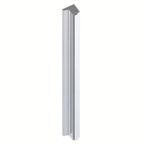 Berėmės dušo durys SAT TGD New nišai 100 cm, blizgus chromas, skaidrus stiklas