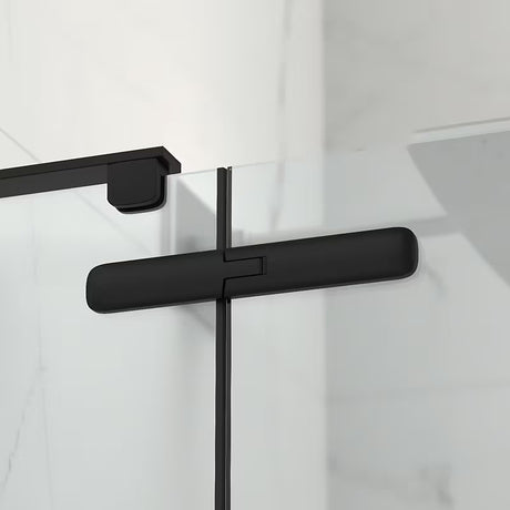 Stačiakampis berėmis dušo kabina SAT Tgd New 90x80 cm, chromo spalvos, su skaidriu stiklu