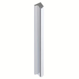 Dušo durys nišai SAT Tgd New 90 cm, blizgaus chromo spalvos, su skaidriu stiklu