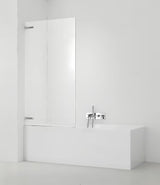 Vonios sienelė SAT Tgd New 150x80 cm su skaidriu stiklu ir blizgaus chromo profiliu