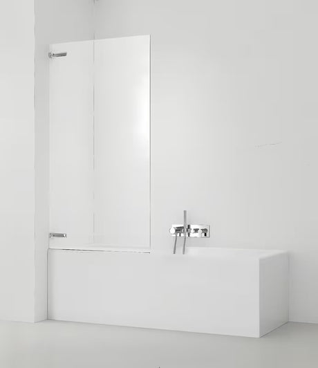 Vonios sienelė SAT Tgd New 150x80 cm su skaidriu stiklu ir blizgaus chromo profiliu