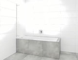 Vonios sienelė SAT Tgd New 150x80 cm su skaidriu stiklu ir blizgaus chromo profiliu