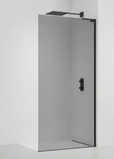 SAT Walk-In walk in Dušo-Sienelė 120 cm, juodos spalvos, nepermatomas dūminis stiklas