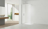Walk-in dušo sienelė SAT Walk-in 140 cm, su skaidriu stiklu ir chromo profiliu