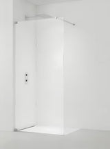 Dušo sienelė SAT Walk-in 60x200 cm, blizgaus chromo, su skaidriu stiklu ir EasyClean danga.