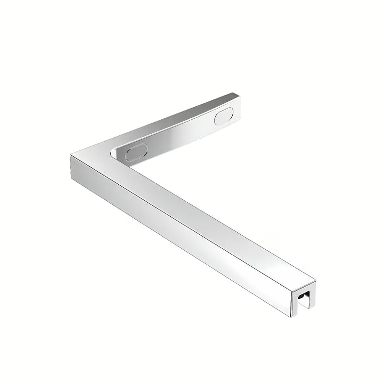 Dušo sienelė SAT Walk-in 80 cm, chromo spalvos, su dūmintu stiklu ir EasyClean danga