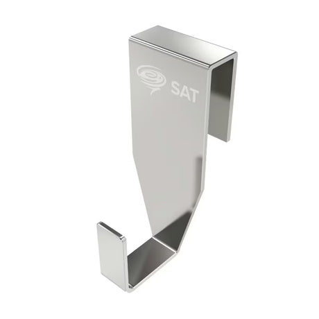 Sieninis kabliukas SAT Walk-In iš nerūdijančio plieno, chromo spalvos, vonios kambariui.