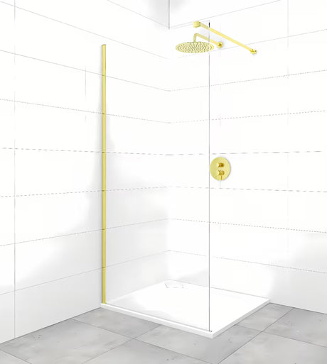 Tvirtinimo strypas dušo sienelei pro walk-in SAT Walk-In, apdaila PVD gun metal