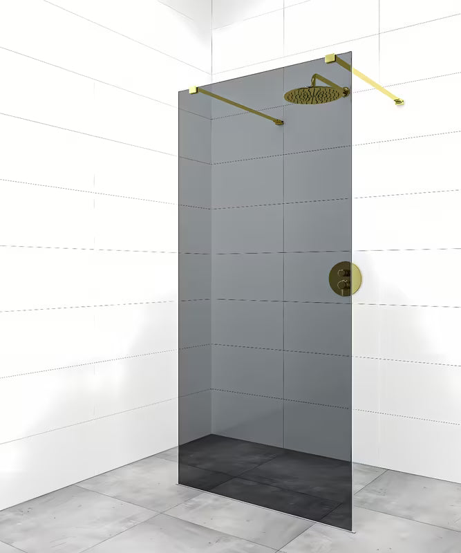 Tvirtinimo strypas dušo sienelei pro walk-in SAT Walk-In, apdaila PVD gun metal