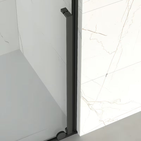 Dušo durys SAT Xmotion 120 cm baltos spalvos, su skaidriu stiklu, berėmis