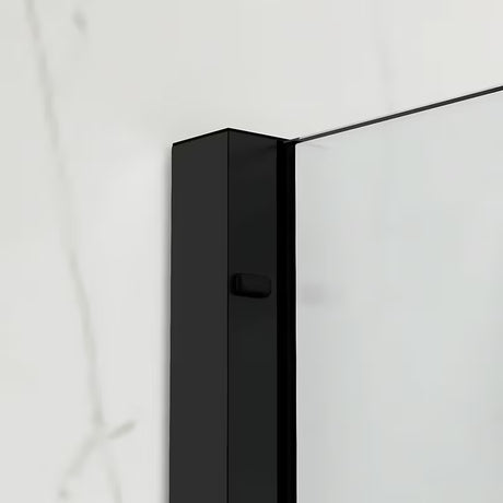 Dušo kabina SAT Xmotion 120x90 cm juodos spalvos, su skaidriu stiklu ir slankiojančia sistema