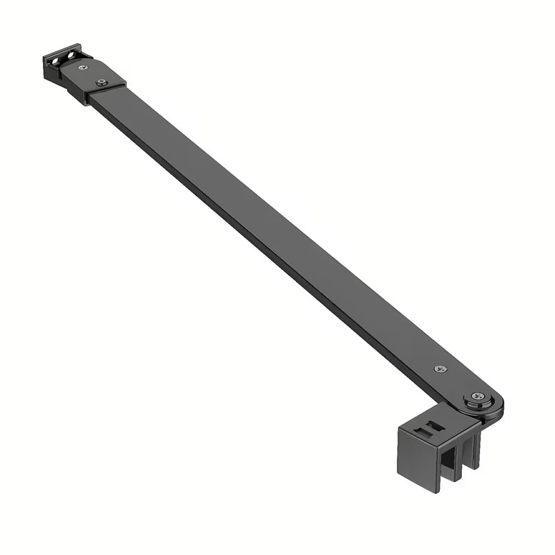 SAT Walk-In Xmotion tvirtinimo laikiklis su lankstu, gun metal spalvos, pro walk-in dušo sienelei