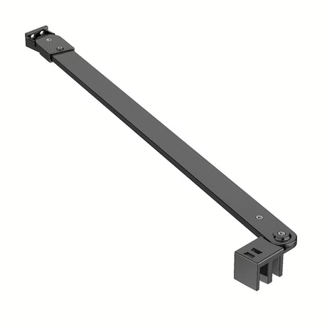 SAT Walk-In Xmotion tvirtinimo laikiklis su lankstu, gun metal spalvos, pro walk-in dušo sienelei