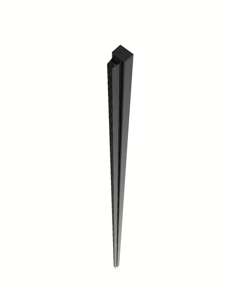 Juodas nišos šoninis profilis SAT Walk-in Xmotion pro dušo durys ir dušo kampams su 8 mm stiklu