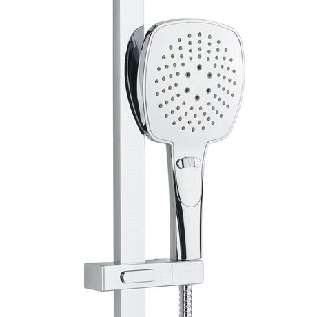 Dušo komplektas SIKO Chrome su 2 funkcijų rankiniu dušu ir dviem dušai laikikliais.